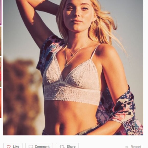 Victoria’s Secret Long Line Lace Bralette Large Ivory | Coquette‎ Lingeriecore - Picture 4 of 15